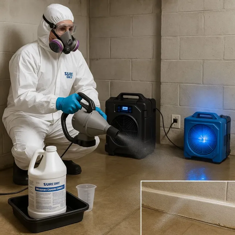 Sanitization and Odor Removal process in Waverly, TN