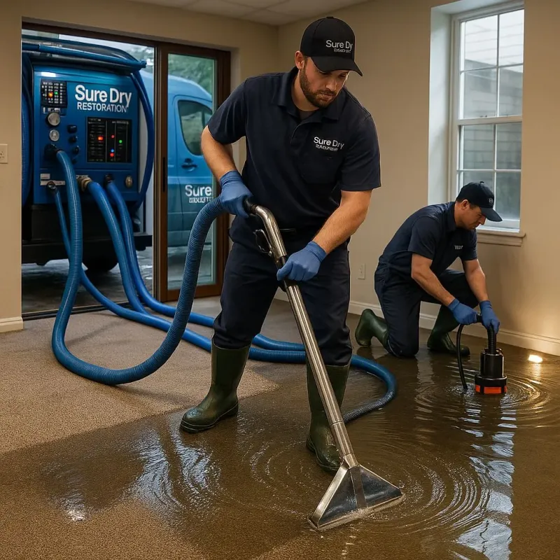 Water Extraction and Removal process in Waverly, TN